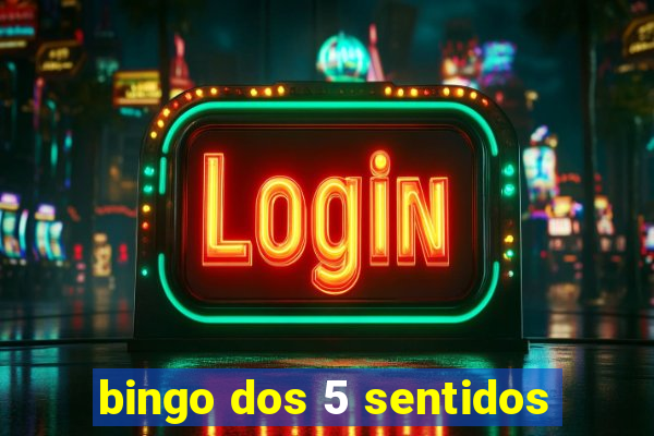 bingo dos 5 sentidos